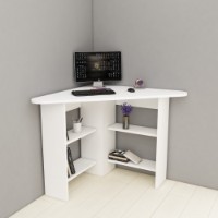 Masa de birou Hanah Home Corner White imaginea #2 — magazin online Desire.md