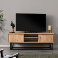 Comodă TV Hanah Home Belinda 140 Black Pine imaginea #2 — magazin online Desire.md