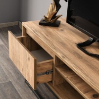 Comodă TV Hanah Home Belinda 140 Black Pine imaginea #3 — magazin online Desire.md