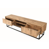 Comodă TV Hanah Home Belinda 140 Black Pine imaginea #5 — magazin online Desire.md