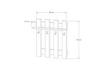 Вешалка Hanah Home Carina White фото №8 — интернет-магазин Desire.md