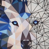 Panou decorativ Wallity Metal Wolf Wall Art (APT721) imaginea #3 — magazin online Desire.md