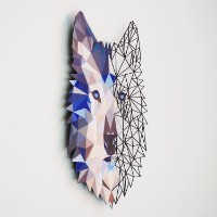 Panou decorativ Wallity Metal Wolf Wall Art (APT721) imaginea #4 — magazin online Desire.md