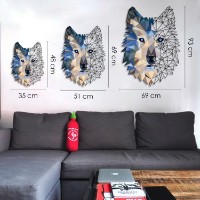 Panou decorativ Wallity Metal Wolf Wall Art (APT721) imaginea #7 — magazin online Desire.md