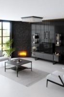 Comodă TV Hanah Home Chrome Line Anthracite Black imaginea #5 — magazin online Desire.md