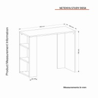 Masa de birou Hanah Home Netenya White imaginea #6 — magazin online Desire.md