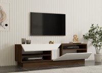 Comodă TV Hanah Home Koza Walnut White imaginea #3 — magazin online Desire.md