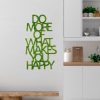 Panou decorativ Wallity Do More Of What Makes You Happy Green