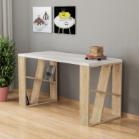 Masa de birou Hanah Home Honey White Oak