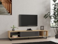 Comodă TV Hanah Home Safir Sapphire Anthracite