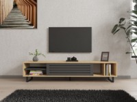 Comodă TV Hanah Home Safir Sapphire Anthracite imaginea #3 — magazin online Desire.md