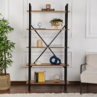 Etajeră Hanah Home Elysian Venezia Walnut, Black imaginea #2 — magazin online Desire.md