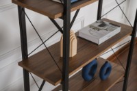 Etajeră Hanah Home Elysian Venezia Walnut, Black imaginea #4 — magazin online Desire.md