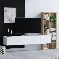 Comodă TV Hanah Home Pana White Oak imaginea #3 — magazin online Desire.md