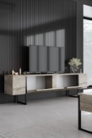 Comodă TV Hanah Home Luxe Travertine Black imaginea #5 — magazin online Desire.md