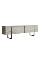 Comodă TV Hanah Home Luxe Travertine Black imaginea #6 — magazin online Desire.md