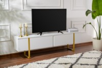 Comodă TV Hanah Home Serenity White Gold