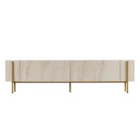 Comodă TV Hanah Home Nexus Travertine Gold imaginea #8 — magazin online Desire.md