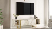 Comodă TV Hanah Home Vg30-Ge White Gold imaginea #4 — magazin online Desire.md