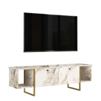 Comodă TV Hanah Home Vg30-Ge White Gold imaginea #5 — magazin online Desire.md