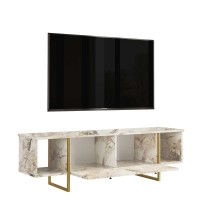 Comodă TV Hanah Home Vg30-Ge White Gold imaginea #6 — magazin online Desire.md