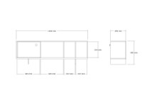 Comodă TV Hanah Home Folsom Atlantic Pine imaginea #6 — magazin online Desire.md