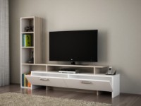 Comodă TV Hanah Home Şimal White Cordoba imaginea #2 — magazin online Desire.md