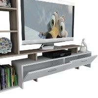 Comodă TV Hanah Home Şimal White Cordoba imaginea #4 — magazin online Desire.md