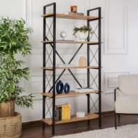 Стеллаж Hanah Home Elysian Atlantic Pine Black