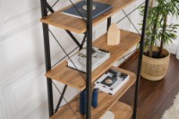 Стеллаж Hanah Home Elysian Atlantic Pine Black фото №3 — интернет-магазин Desire.md