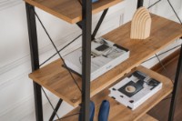 Стеллаж Hanah Home Elysian Atlantic Pine Black фото №4 — интернет-магазин Desire.md