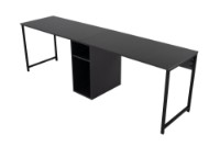 Masa de birou Hanah Home Twin Anthracite Black imaginea #5 — magazin online Desire.md