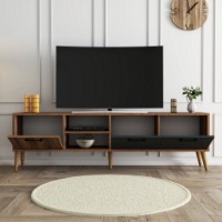 Comodă TV Hanah Home Exxen 1581 Walnut Anthracite imaginea #3 — magazin online Desire.md