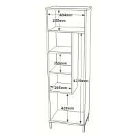 Dulap baie Hanah Home Dy1-W White imaginea #8 — magazin online Desire.md