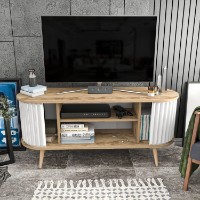 Comodă TV Hanah Home Stor Oud Oak White imaginea #4 — magazin online Desire.md