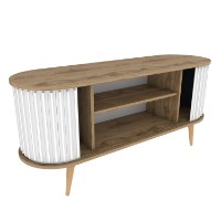 Comodă TV Hanah Home Stor Oud Oak White imaginea #8 — magazin online Desire.md