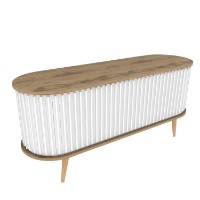 Comodă TV Hanah Home Stor Oud Oak White imaginea #9 — magazin online Desire.md