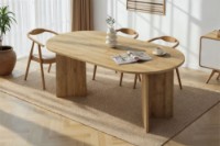 Masă pentru bucătărie Hanah Home Sablin Cadiz Oak imaginea #1 — magazin online Desire.md