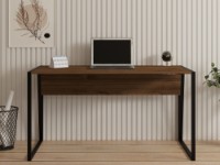 Masa de birou Hanah Home Kemer Walnut imaginea #2 — magazin online Desire.md