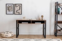 Masa de birou Hanah Home Nove Walnut imaginea #2 — magazin online Desire.md
