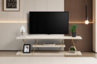 Comodă TV Hanah Home Canaz Travertine Gold imaginea #2 — magazin online Desire.md