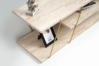 Comodă TV Hanah Home Canaz Travertine Gold imaginea #3 — magazin online Desire.md