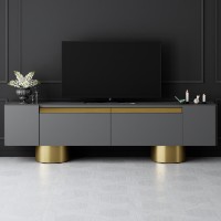 Comodă TV Hanah Home Bohem Anthracite Gold imaginea #2 — magazin online Desire.md