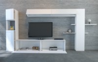 Comodă TV Hanah Home Maxi White imaginea #3 — magazin online Desire.md
