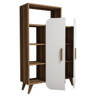 Стеллаж Hanah Home Form Walnut White фото №5 — интернет-магазин Desire.md
