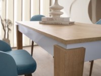 Masă pentru bucătărie Hanah Home Asos 2971 Oak White imaginea #3 — magazin online Desire.md