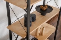 Стеллаж Hanah Home Elysian Oak Black фото №4 — интернет-магазин Desire.md