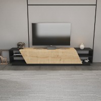 Comodă TV Hanah Home Rhodes Anthracite Oak