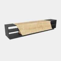 Comodă TV Hanah Home Rhodes Anthracite Oak imaginea #4 — magazin online Desire.md