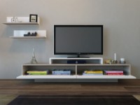 Comodă TV Hanah Home Lusi Cordoba White imaginea #2 — magazin online Desire.md